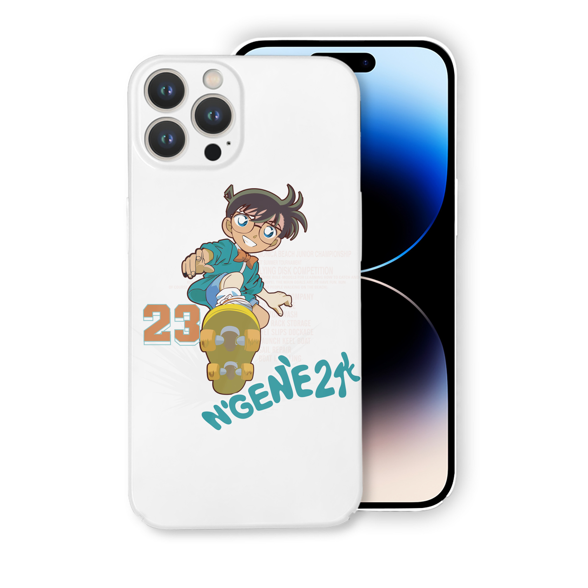 （画像用） 名探偵コナン 江戸川 コナン Detective Conan Conan Edogawa 【iPhone 14シリーズ対応】ハードケース